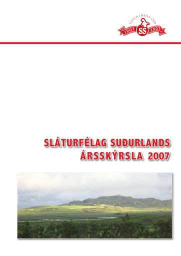 Thumbnail Sláturfélags Suðurlands Annual Report 2007