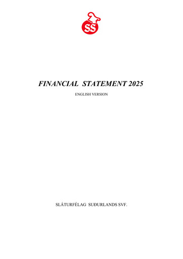 Thumbnail Sláturfélags Suðurlands Financial Statement 2025