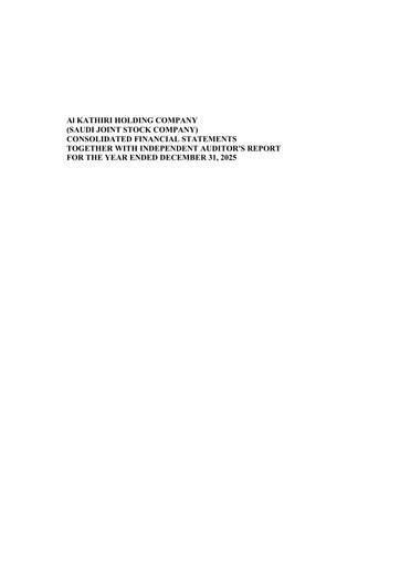 Thumbnail Al Kathiri Holding Company Financial Statement 2025