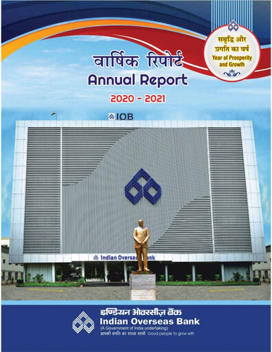 Thumbnail Indian Overseas Bank
 Annual Report 2020-2021