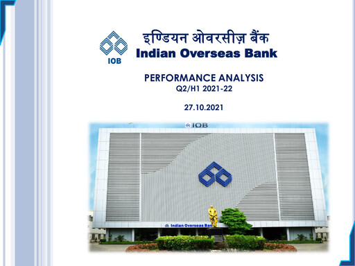 Vorschaubild Indian Overseas Bank
 Halbjahresbericht 2021-h1