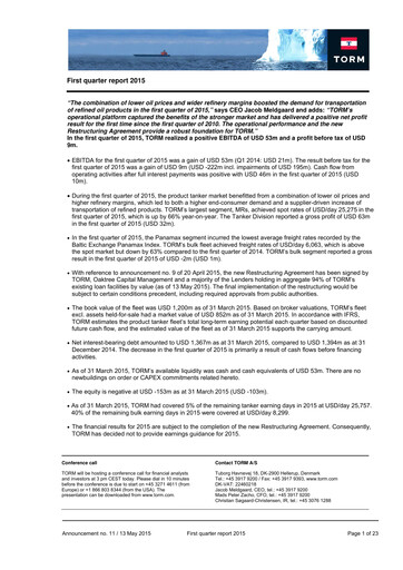 Thumbnail TORM Quarterly Report 2015-q1