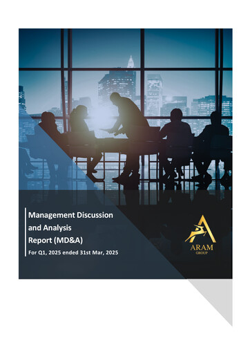 Thumbnail Aram Group Quarterly Report 2025-q1