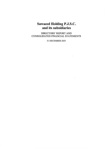 Thumbnail Sawaeed Holding Annual Report 2025