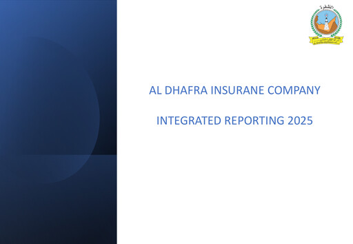 Thumbnail Al Dhafra Insurance Integrated Report 2025