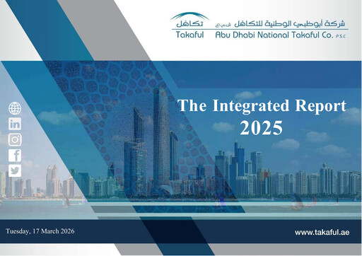 Thumbnail Abu Dhabi National Takaful Integrated Report 2025