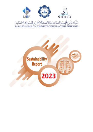 Vorschaubild RAK Co. for White Cement & Construction Materials Nachhaltigkeitsbericht 2023