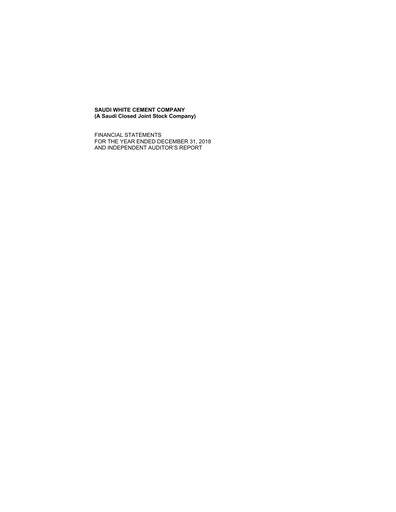 Vorschaubild Riyadh Cement Company Finanzmitteilung 2018