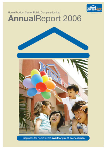 Thumbnail Home Product Center Annual Report 2006