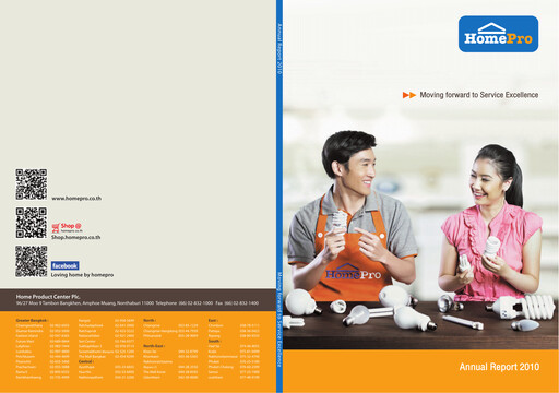 Thumbnail Home Product Center Annual Report 2010