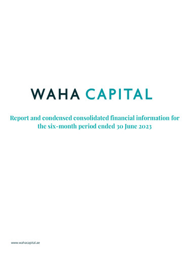 Vorschaubild Waha Capital Company Halbjahresbericht 2023-h1