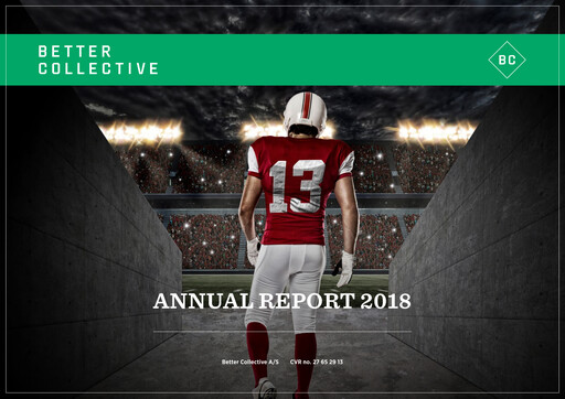 Thumbnail Better Collective A/S Annual Report 2018