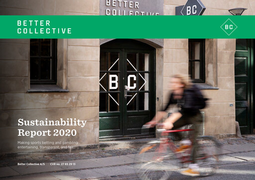Thumbnail Better Collective A/S Sustainability Report 2020