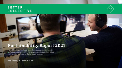 Thumbnail Better Collective A/S Sustainability Report 2021