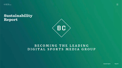 Thumbnail Better Collective A/S Sustainability Report 2023