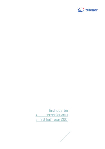 Thumbnail Telenor Half-year Report 2001-h1