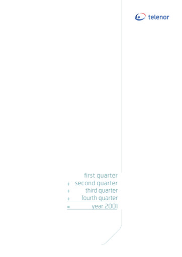 Thumbnail Telenor Quarterly Report 2001-q4