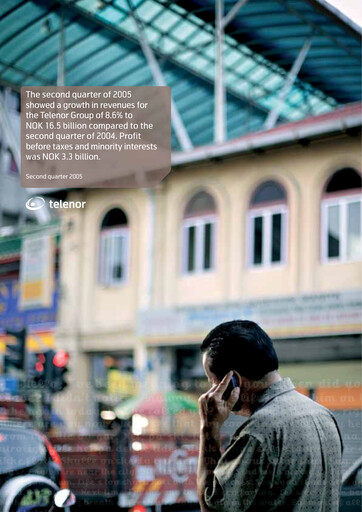 Thumbnail Telenor Quarterly Report 2005-q2