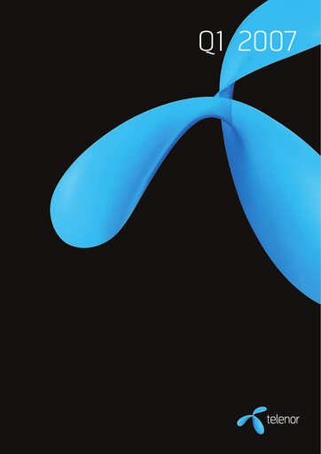 Thumbnail Telenor Quarterly Report 2007-q1