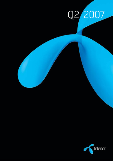 Thumbnail Telenor Quarterly Report 2007-q2