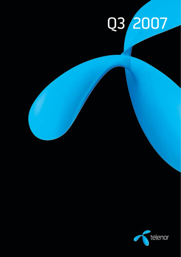 Thumbnail Telenor Quarterly Report 2007-q3