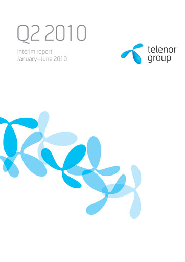 Thumbnail Telenor Quarterly Report 2010-q2