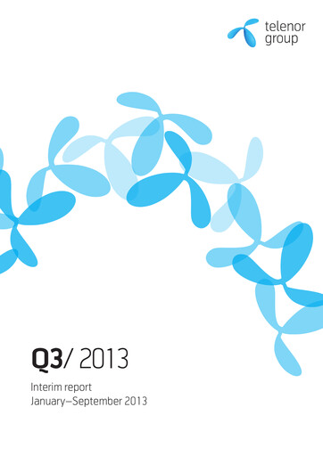 Thumbnail Telenor Quarterly Report 2013-q3