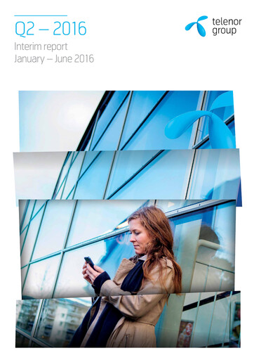 Thumbnail Telenor Quarterly Report 2016-q2