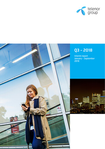 Thumbnail Telenor Quarterly Report 2018-q3