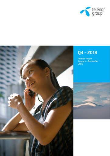 Thumbnail Telenor Quarterly Report 2018-q4