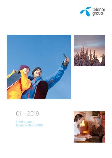 Thumbnail Telenor Quarterly Report 2019-q1