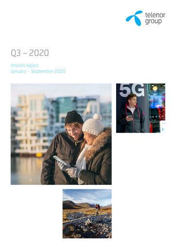 Thumbnail Telenor Quarterly Report 2020-q3