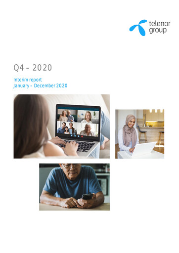 Thumbnail Telenor Quarterly Report 2020-q4