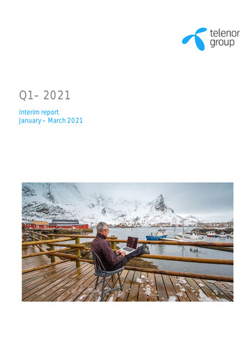 Thumbnail Telenor Quarterly Report 2021-q1