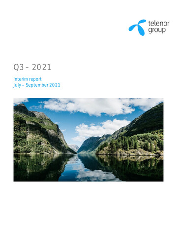 Thumbnail Telenor Quarterly Report 2021-q3