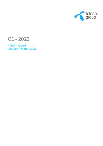 Thumbnail Telenor Quarterly Report 2022-q1