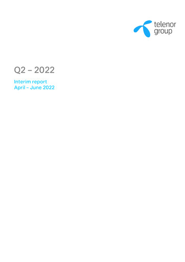 Thumbnail Telenor Quarterly Report 2022-q2