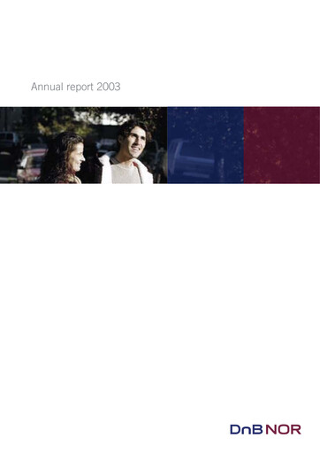 Thumbnail DNB Annual Report 2003