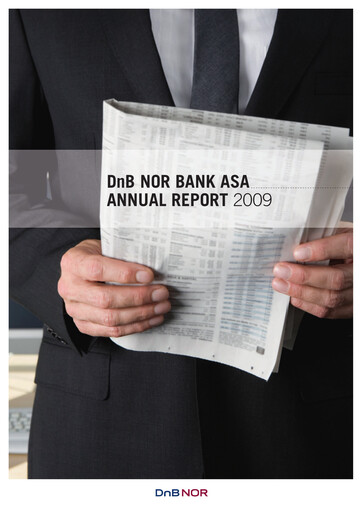 Thumbnail DNB Annual Report 2009