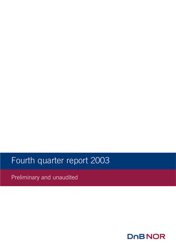 Thumbnail DNB Financial Statement 2003