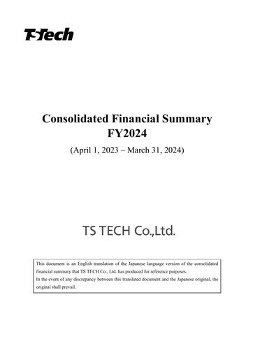 Thumbnail TS TECH Financial Statement fy2024