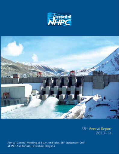 Thumbnail NHPC Limited
 Annual Report 2013-2014