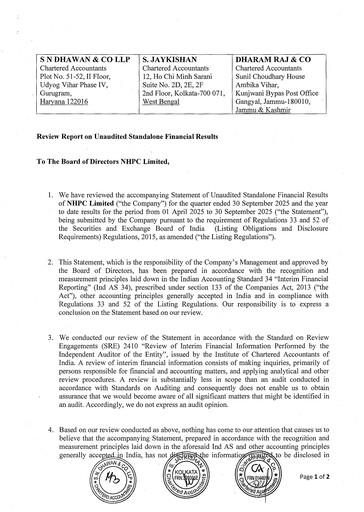 Thumbnail NHPC Limited
 Quarterly Report 2025-q2