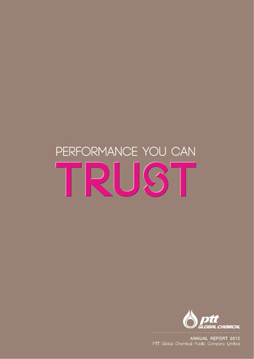 Thumbnail PTT Global Chemical Annual Report 2012