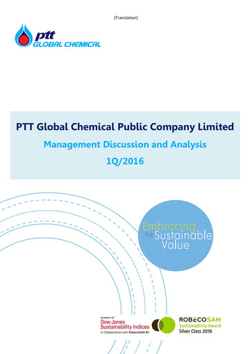 Thumbnail PTT Global Chemical Quarterly Report 2016-q1