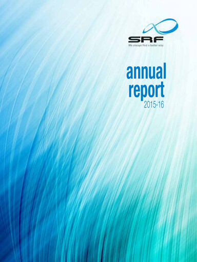 Thumbnail SRF Limited Annual Report 2015-2016