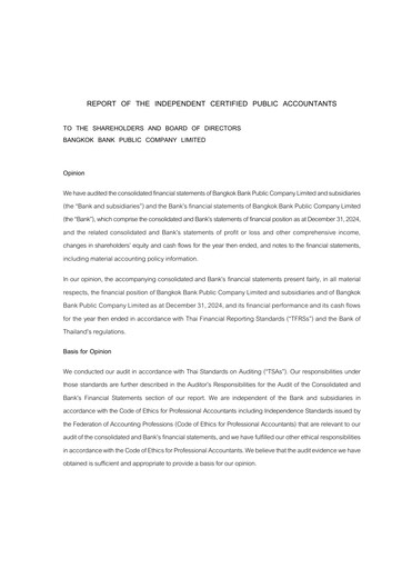 Thumbnail Bangkok Bank
 Financial Statement 2024