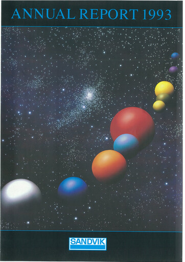 Miniature Sandvik Rapport annuel 1993