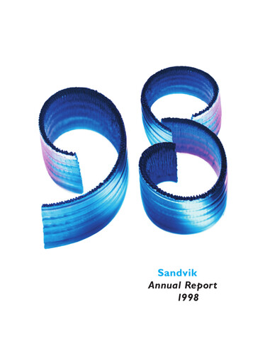 Miniature Sandvik Rapport annuel 1998