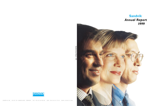 Miniature Sandvik Rapport annuel 1999